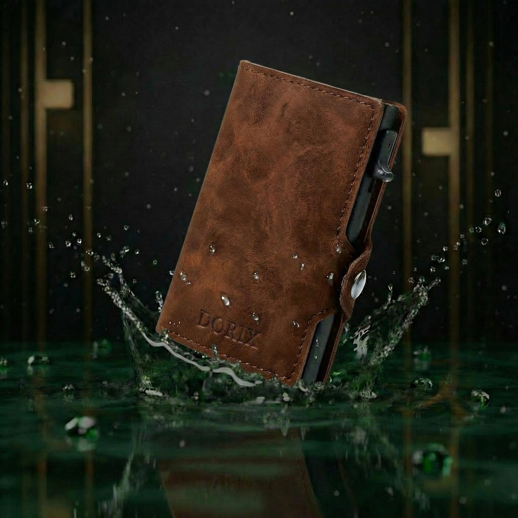 RFID Leather wallet (Coffee)