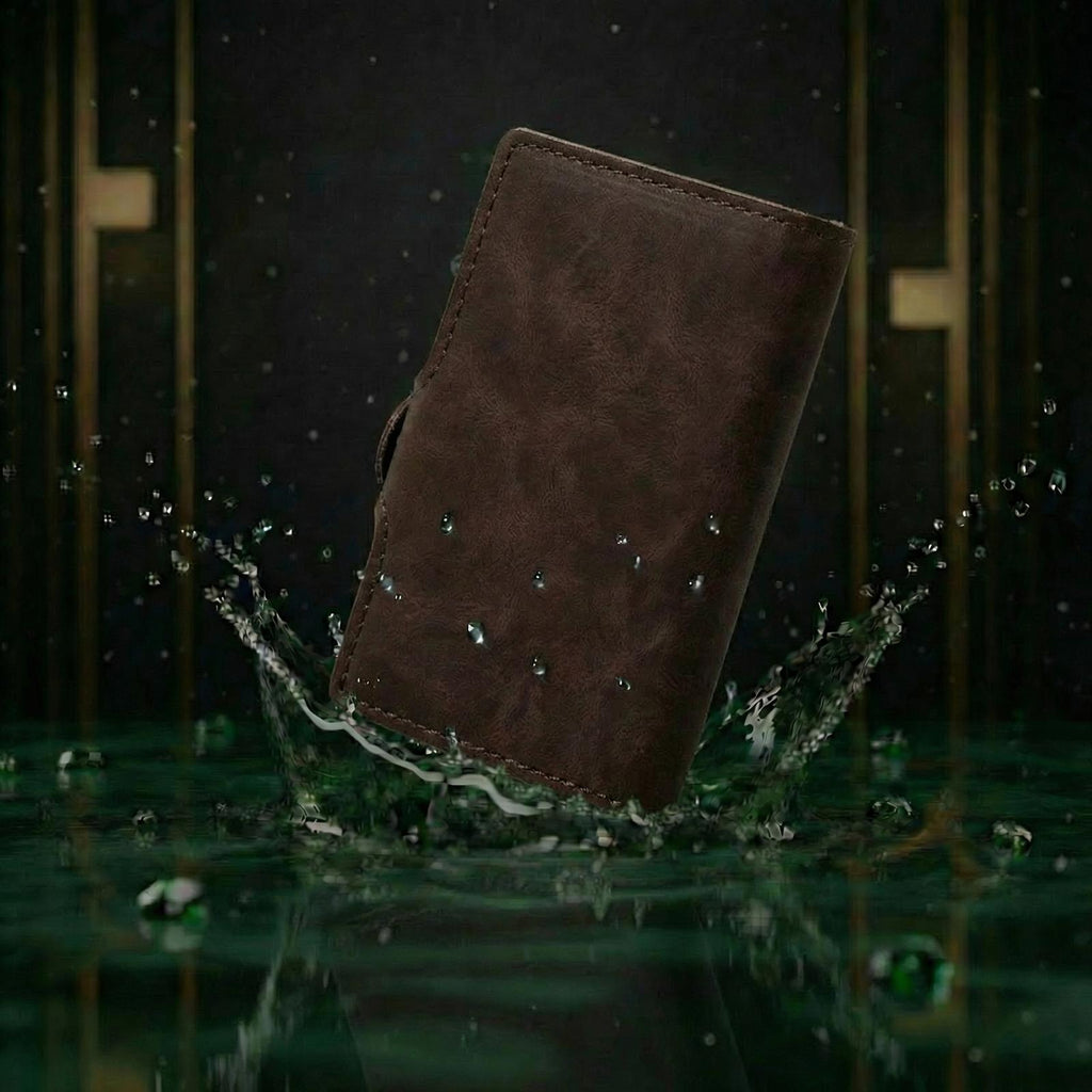 RFID Leather wallet (Brown)