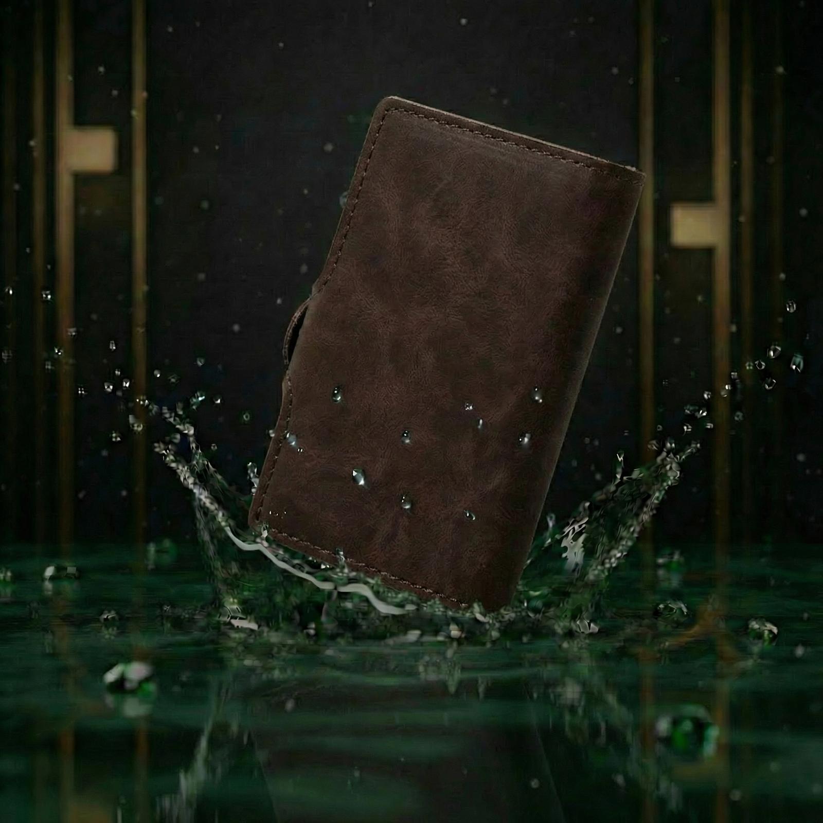 RFID Leather wallet (Brown)