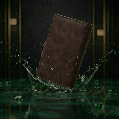 RFID Leather wallet (Brown)