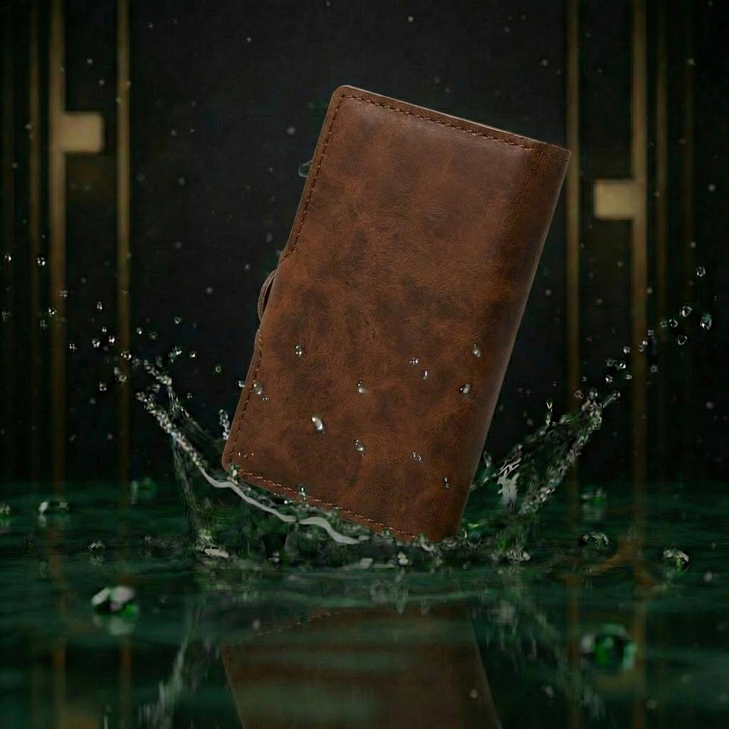 RFID Leather wallet (Coffee)